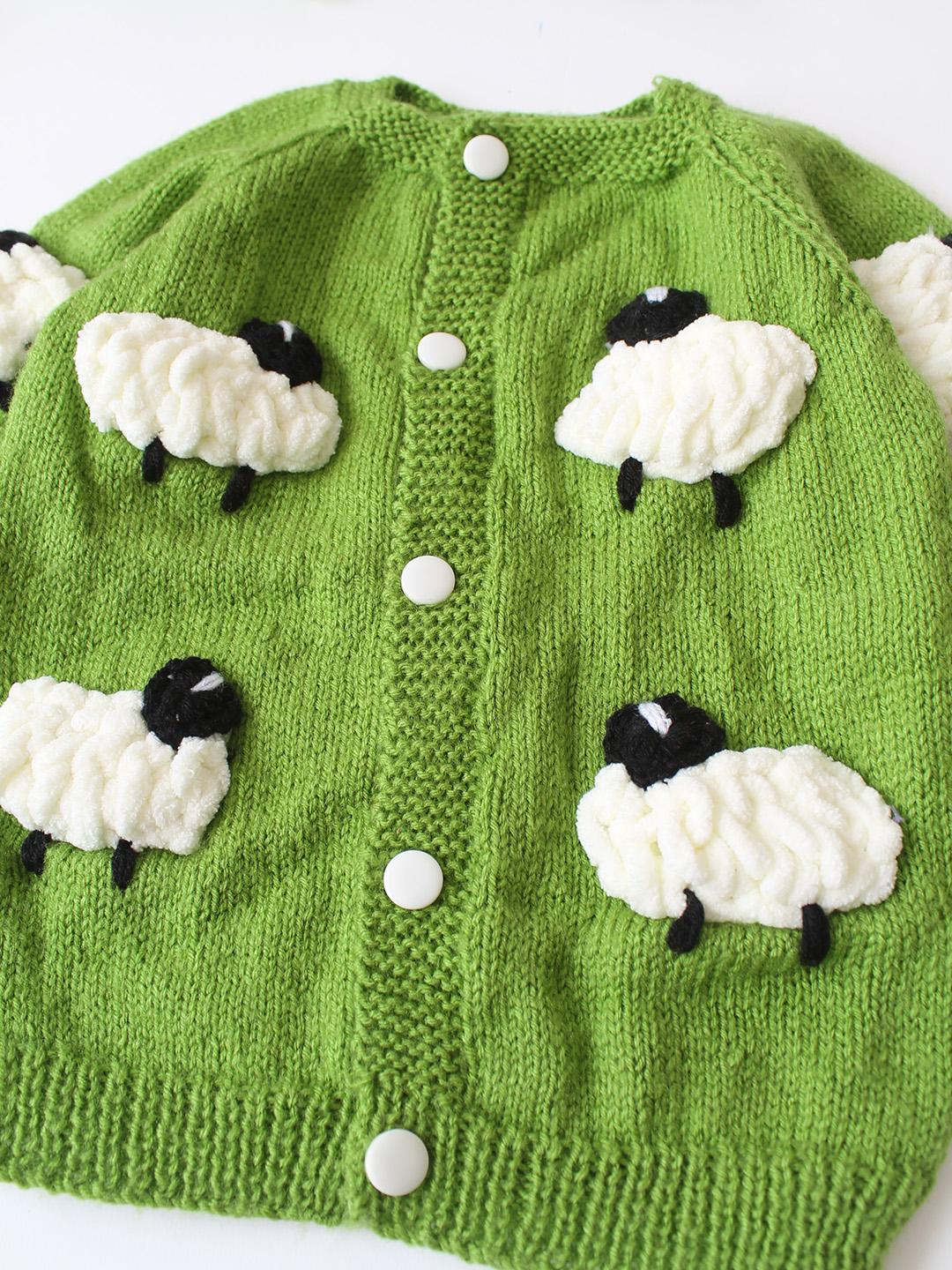 Sheep Applique Cardigan