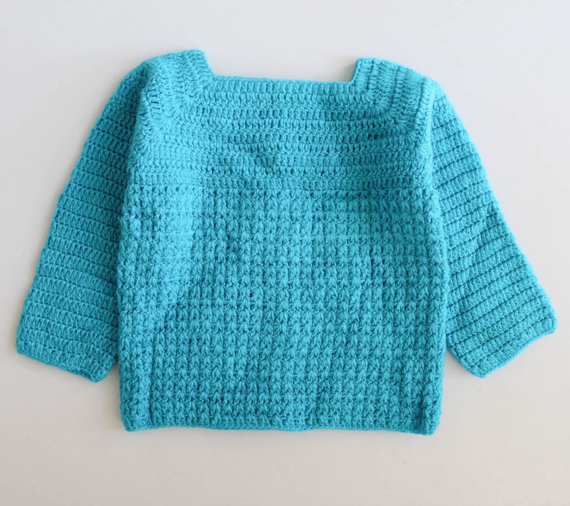Woonie Full Sleeves Snail Design Sweater - Blue