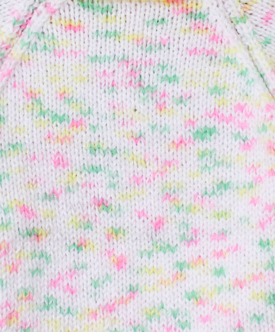 Woonie Handmade Full Sleeves Self DesignSweater - White