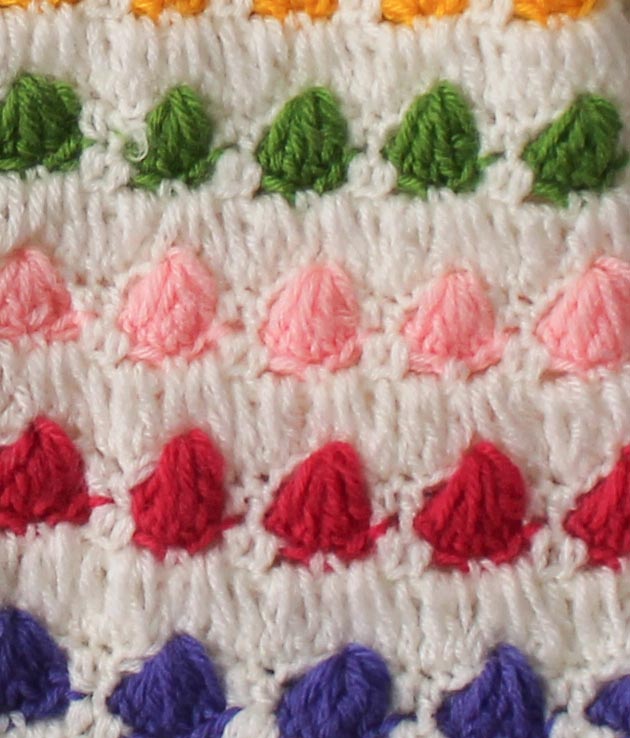 Woonie Handmade Full Sleeves Striped Sweater - Multi Colour