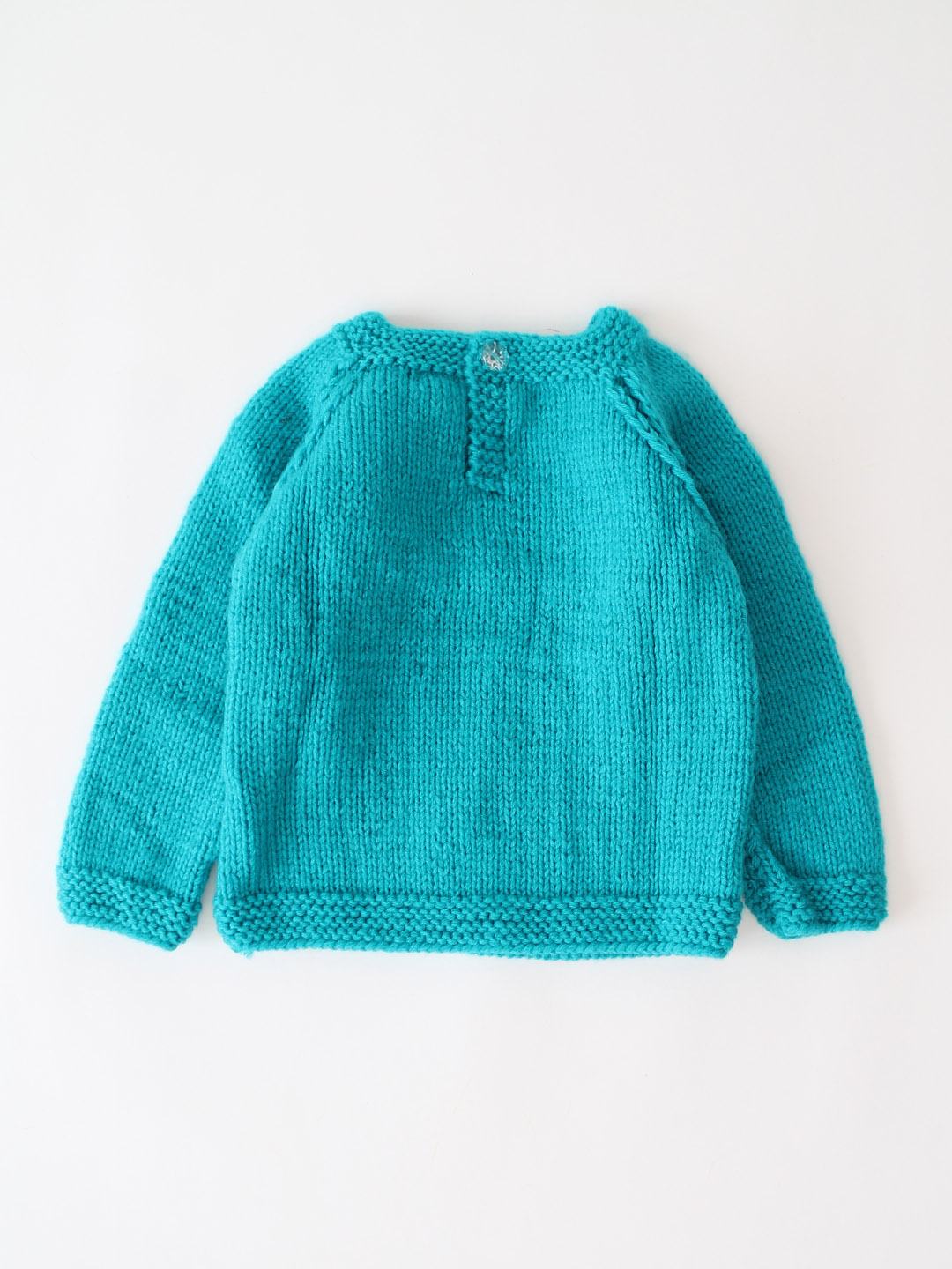 Woonie Self Design Sweater- Green