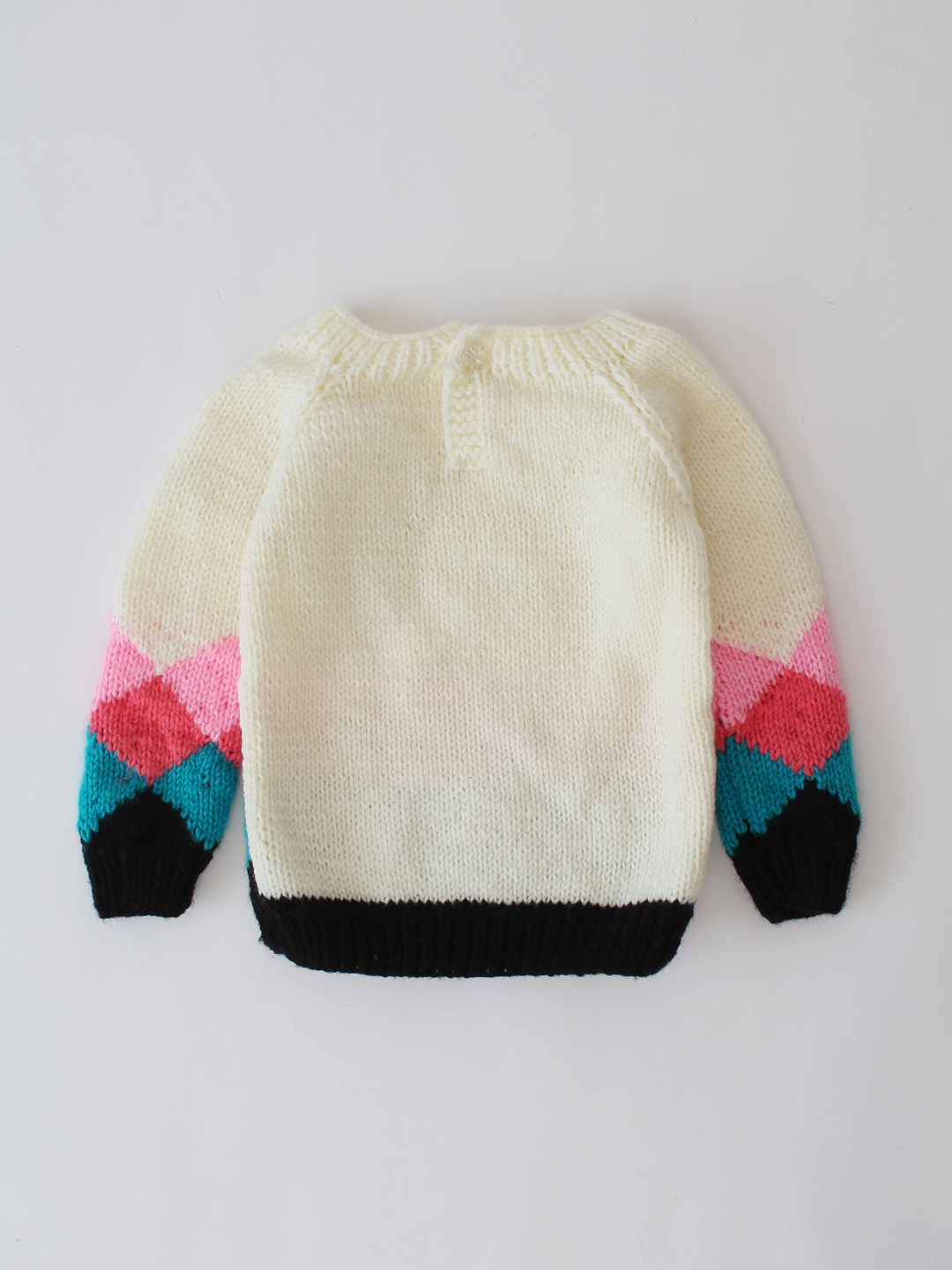 Woonie Diamond Design Pullover- Multi