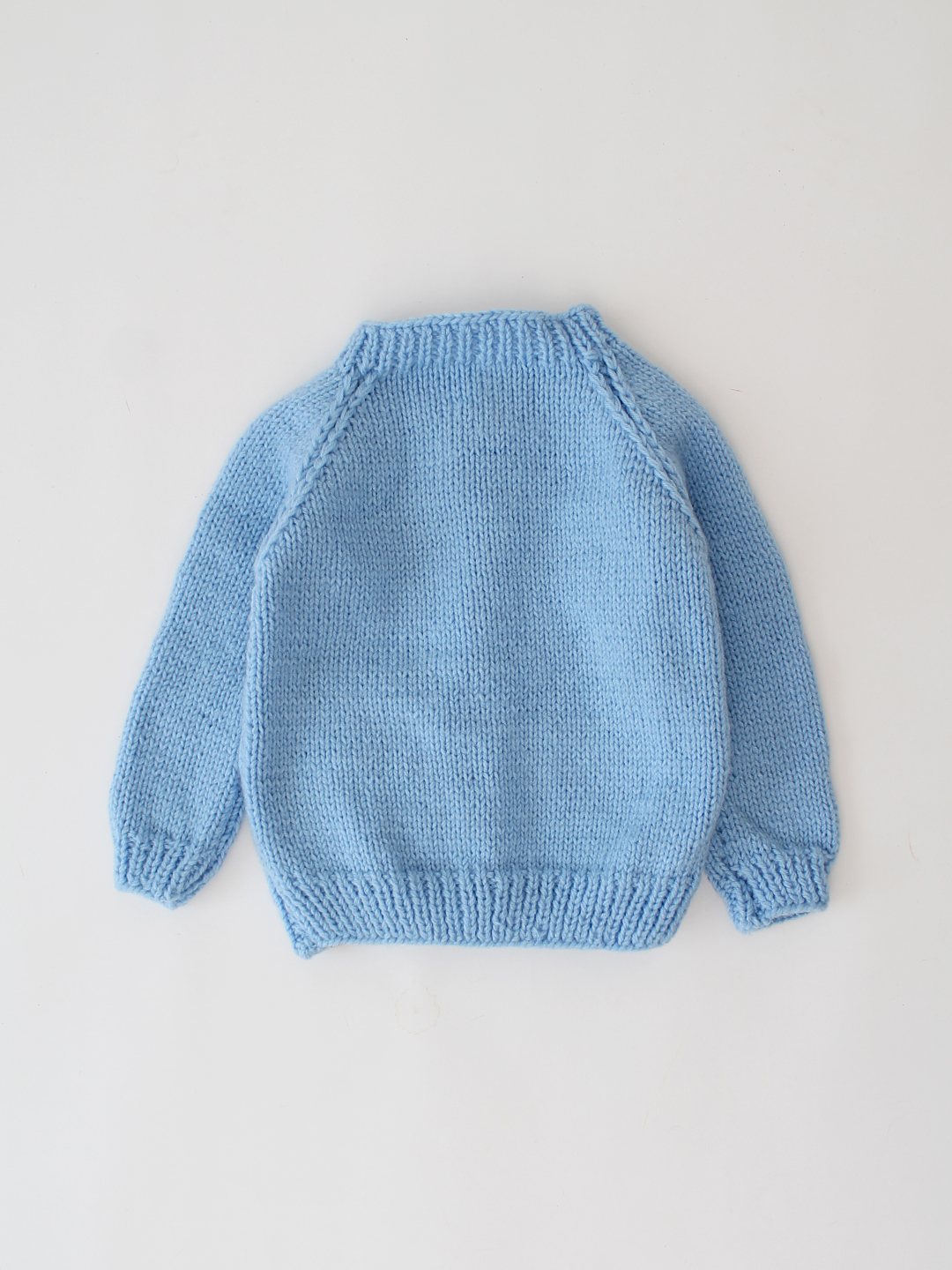 Woonie Snowman Design Pullover- Blue