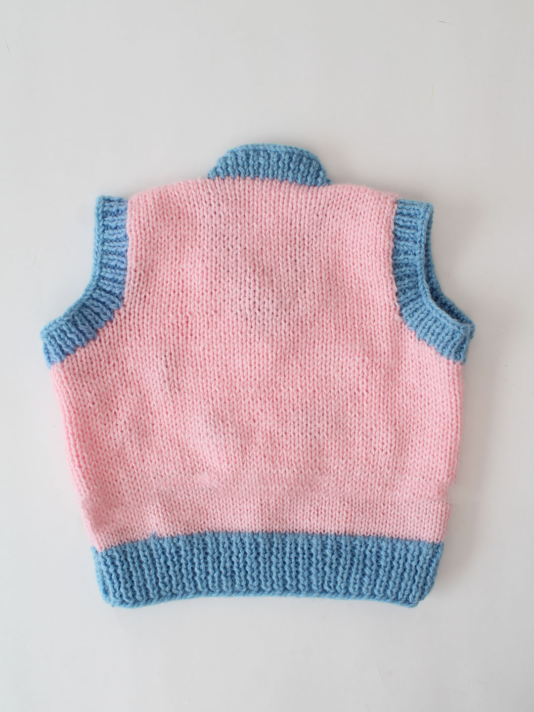 Woonie Sweater Vest- Pink