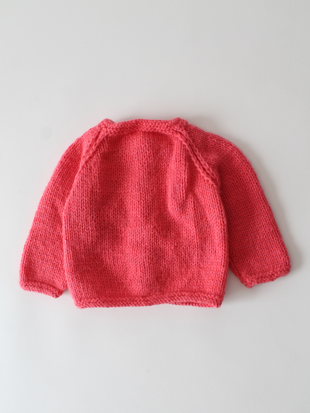 Woonie Handknitted Embroidered Cardigan- Pink