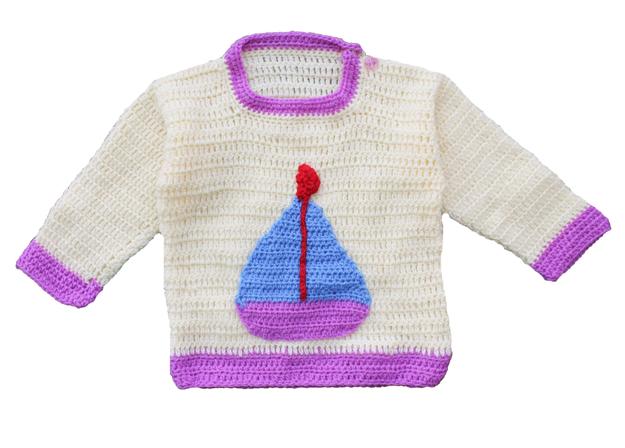 Woonie Handmade Boat Sweater for Kids