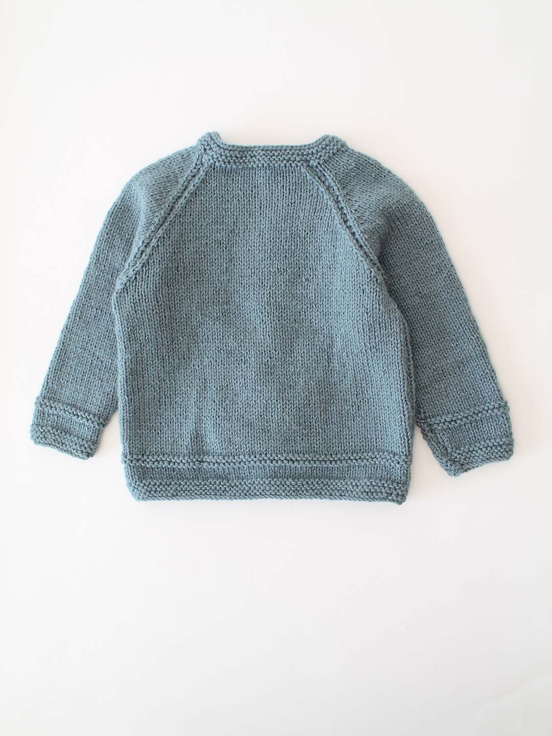 Woonie Handknitted Self Design Cardigan - Grey