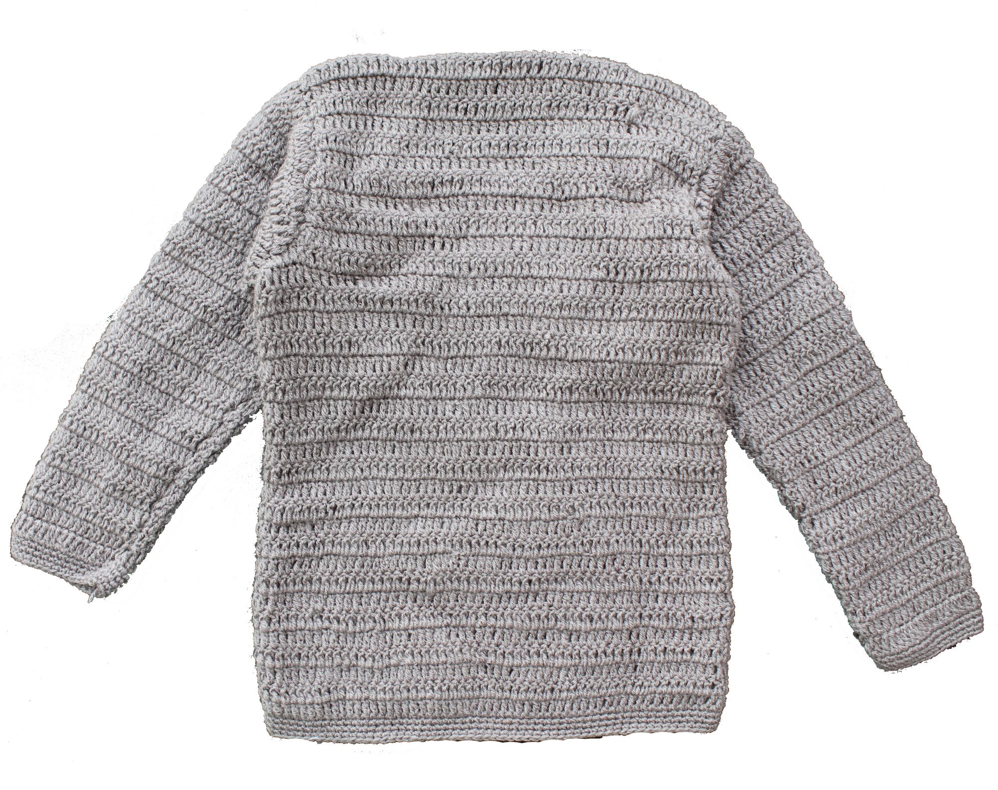 Woonie Handmade Grey Sweater for Kids