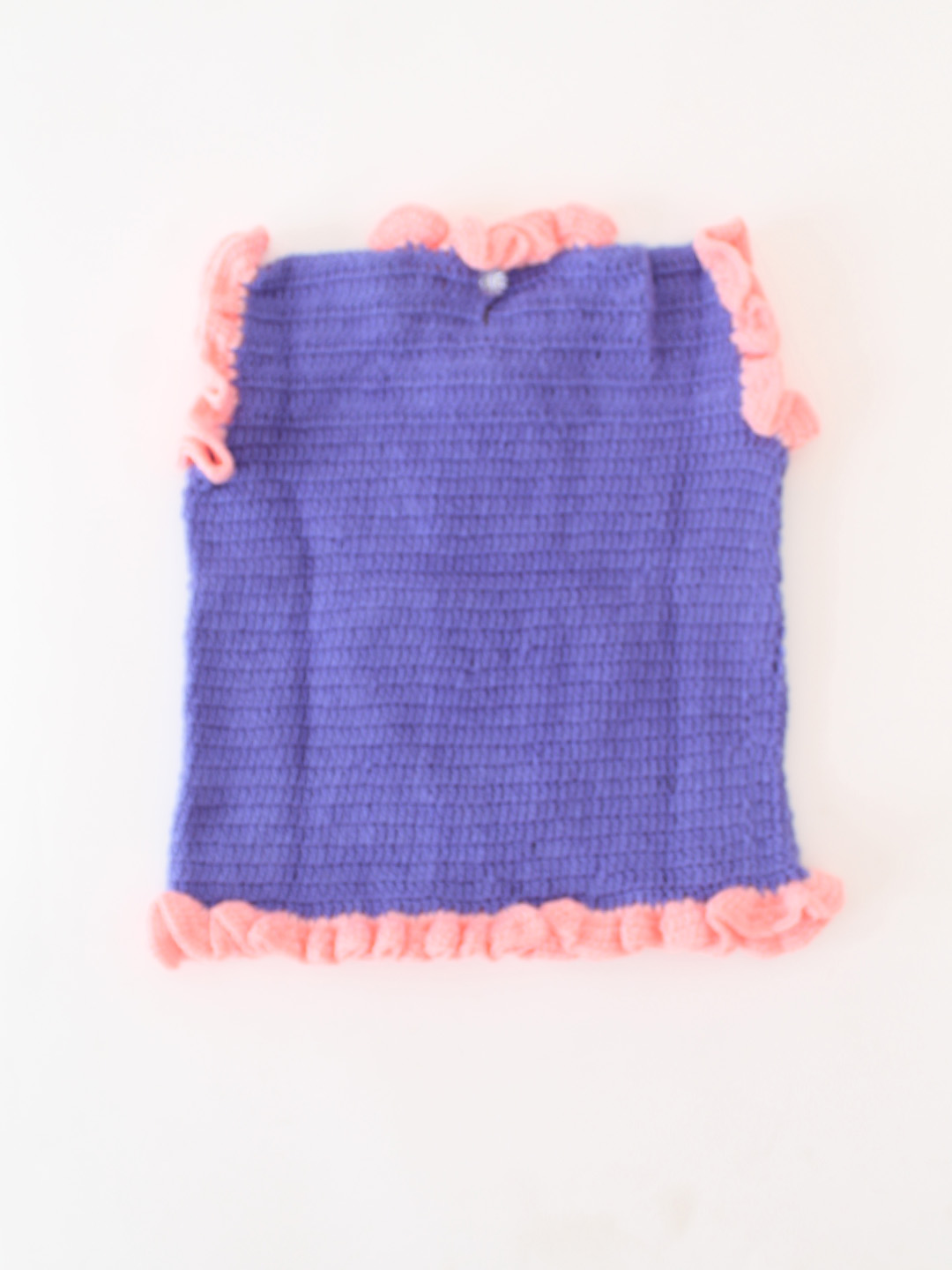Woonie Frill Neck Detailed Pullover - Purple
