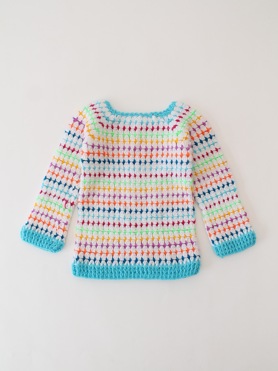 Woonie Handmade Crochet Sweater - Multi