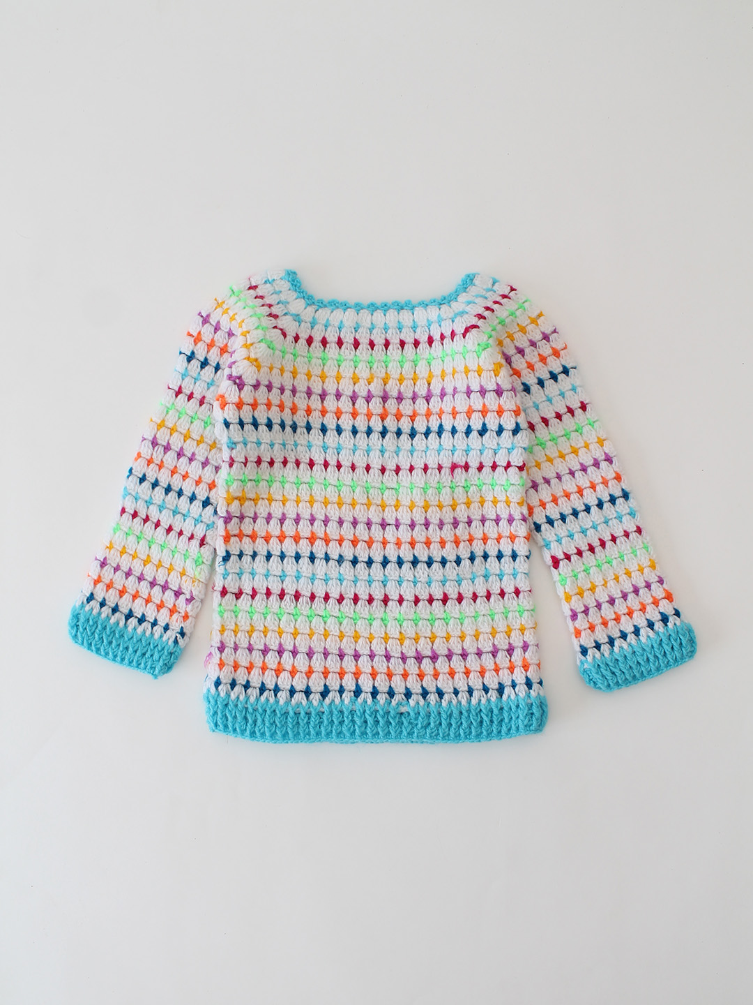 Woonie Handmade Crochet Sweater - Multi