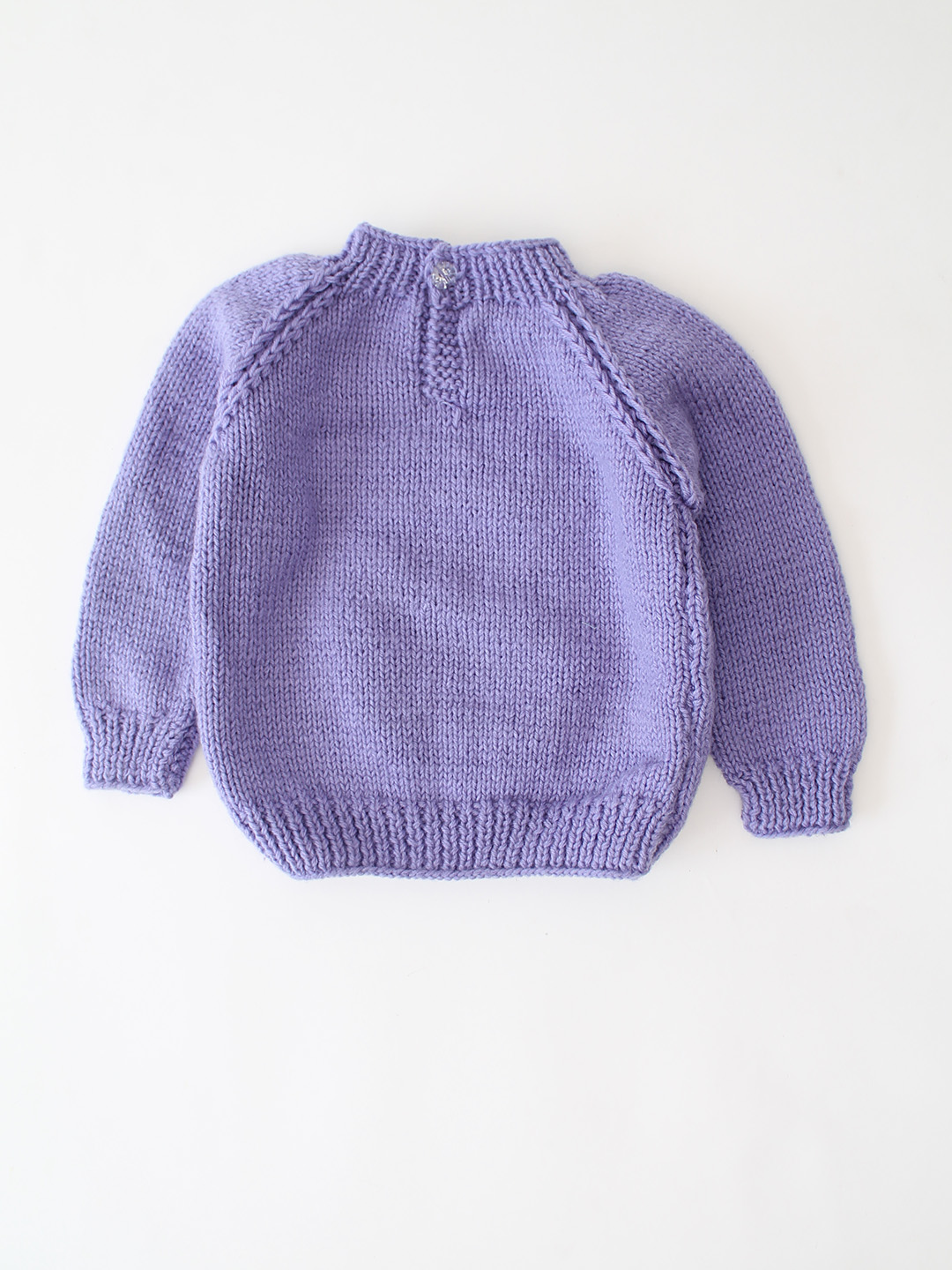 Christmas Theme Embroidered Sweater - Lavender