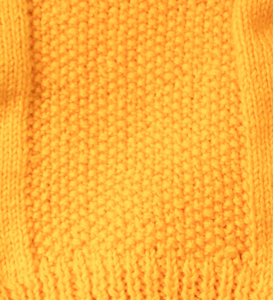 Woonie Handmade Sleeveless Sweater With Pant-Orange& Grey