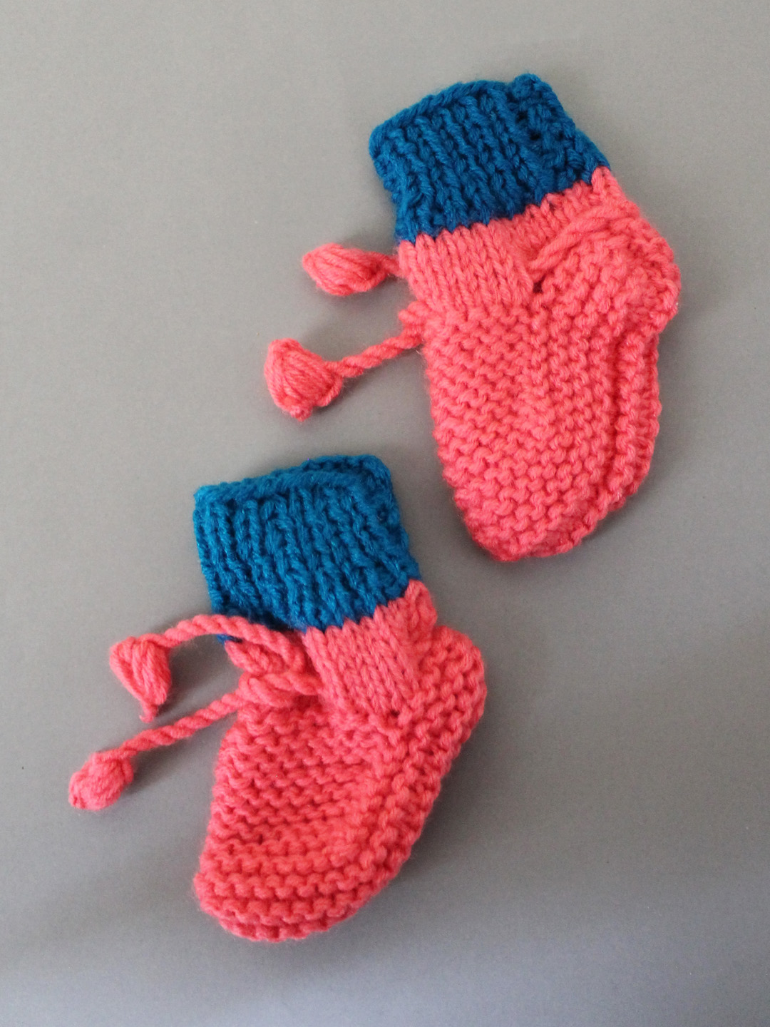 Woonie Handknitted Socks  Pink