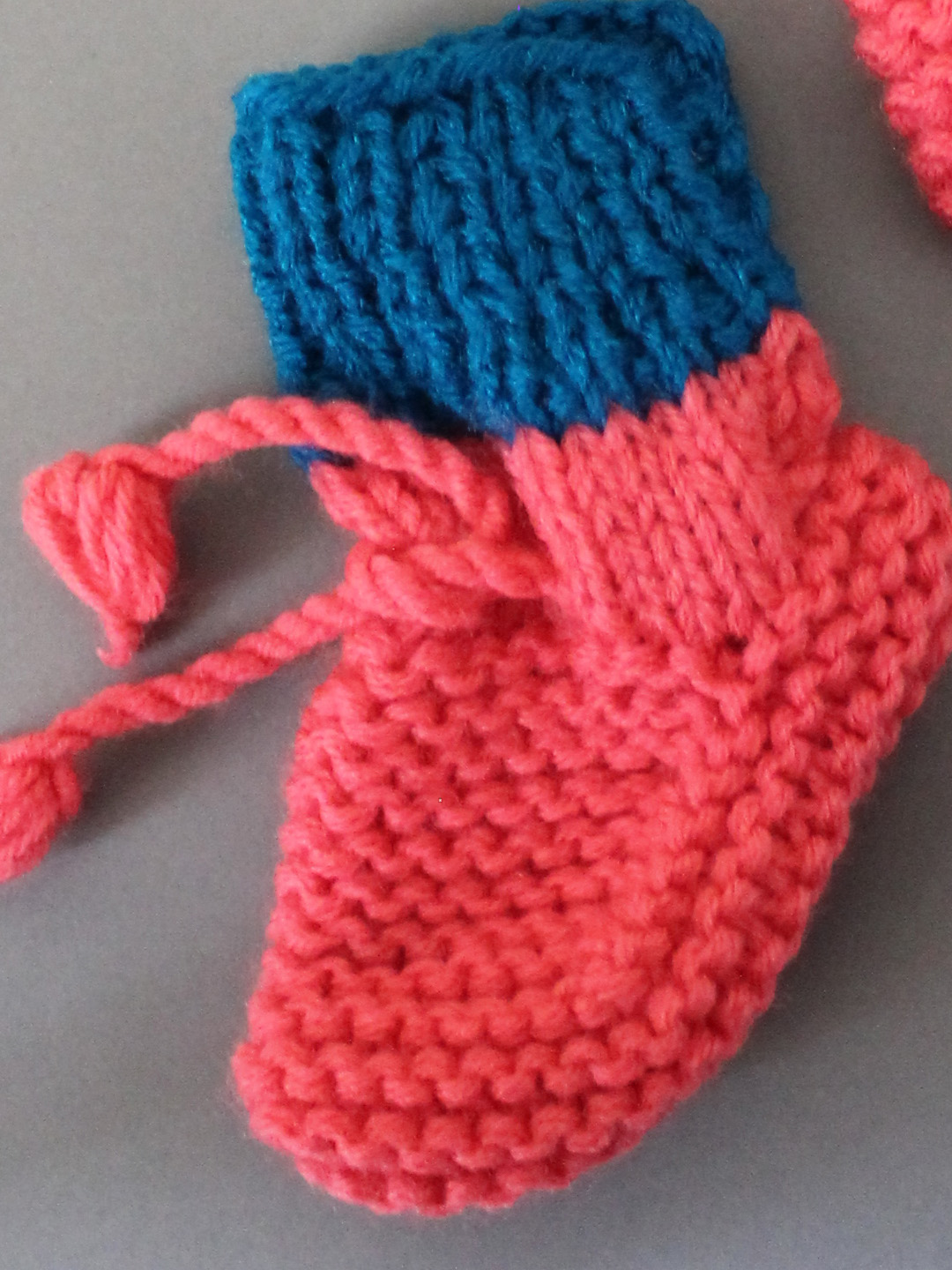 Woonie Handknitted Socks  Pink