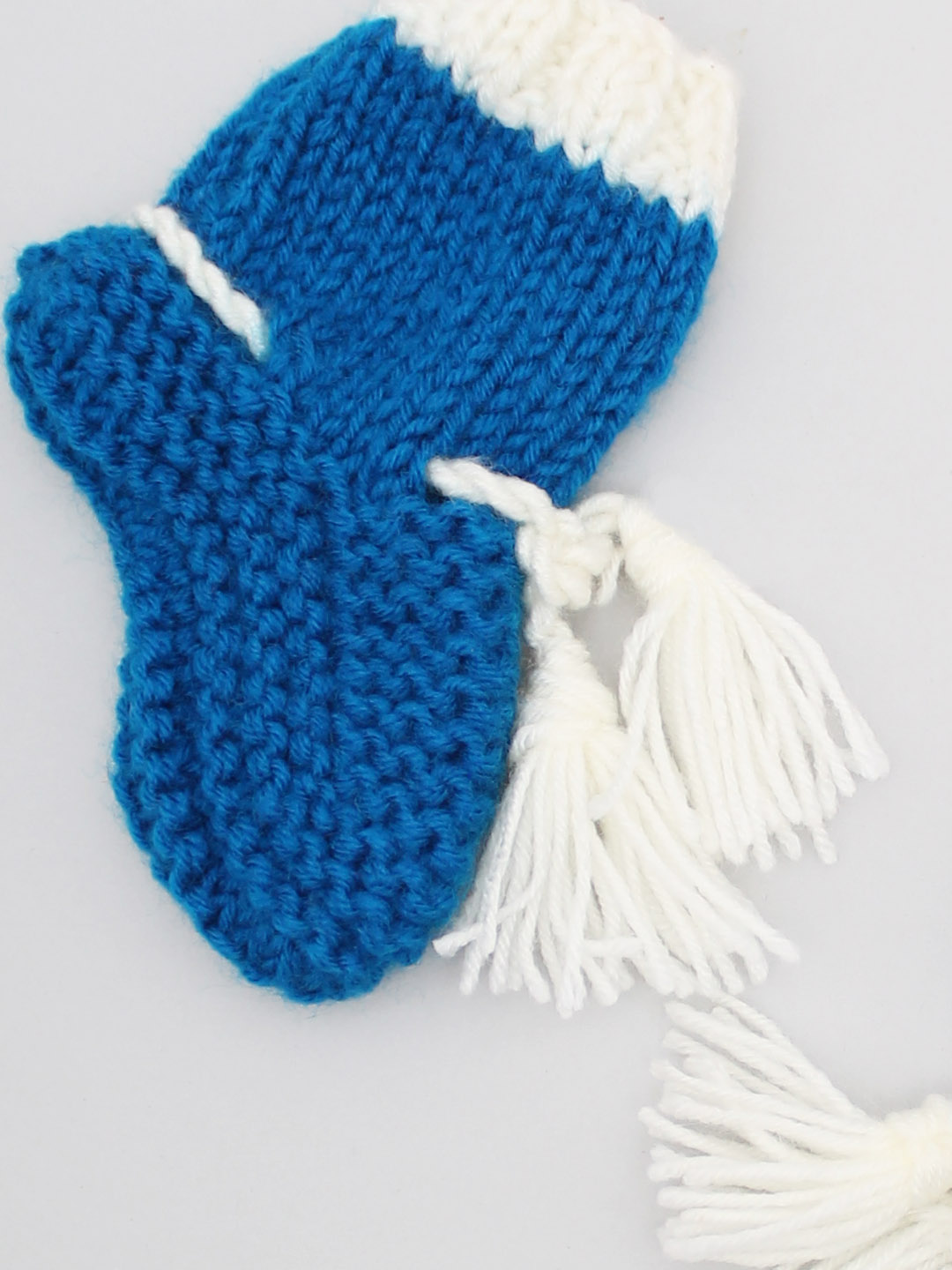 Woonie Handknitted Socks  Blue