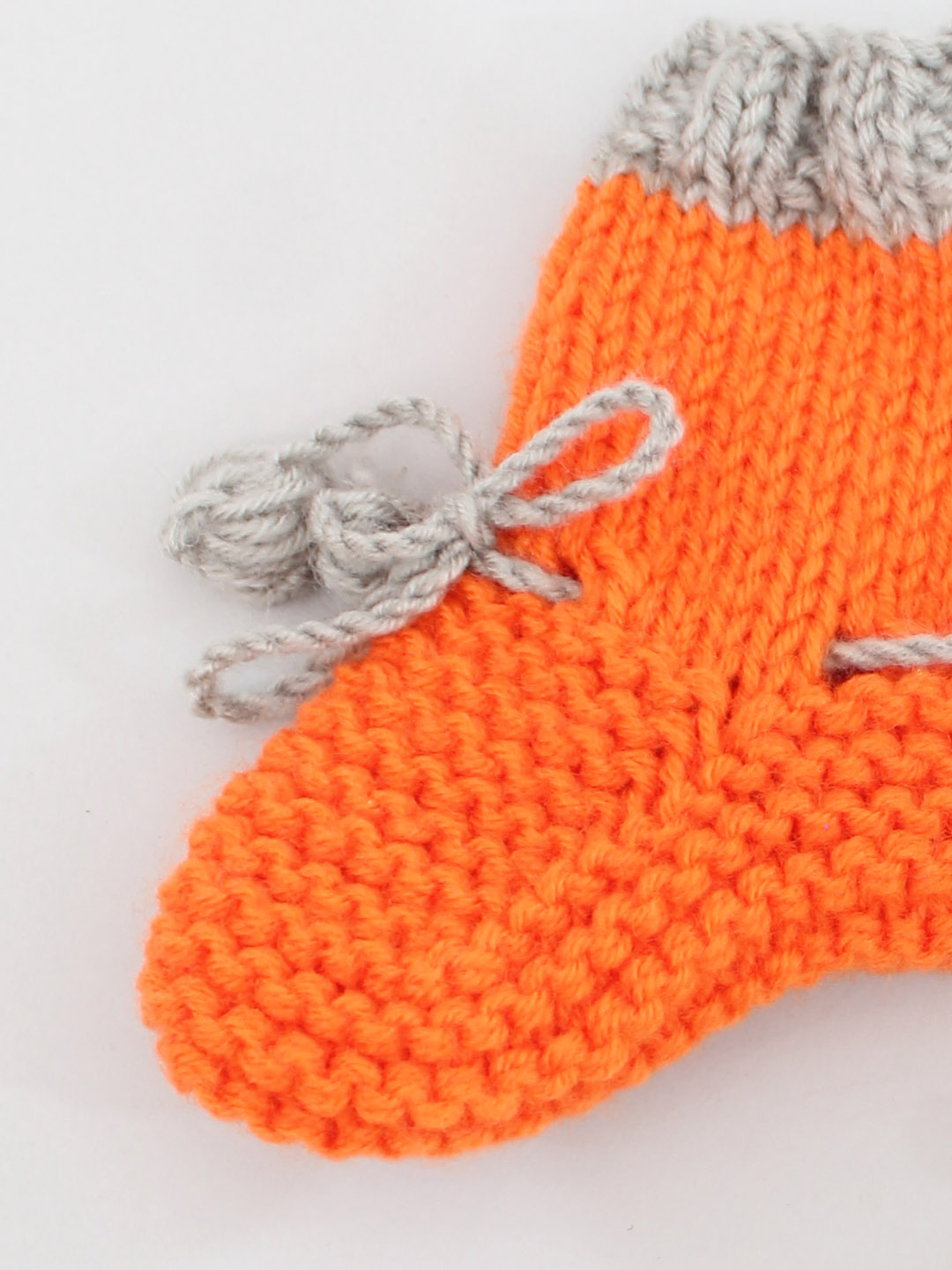 Woonie Handknitted Socks  Orange