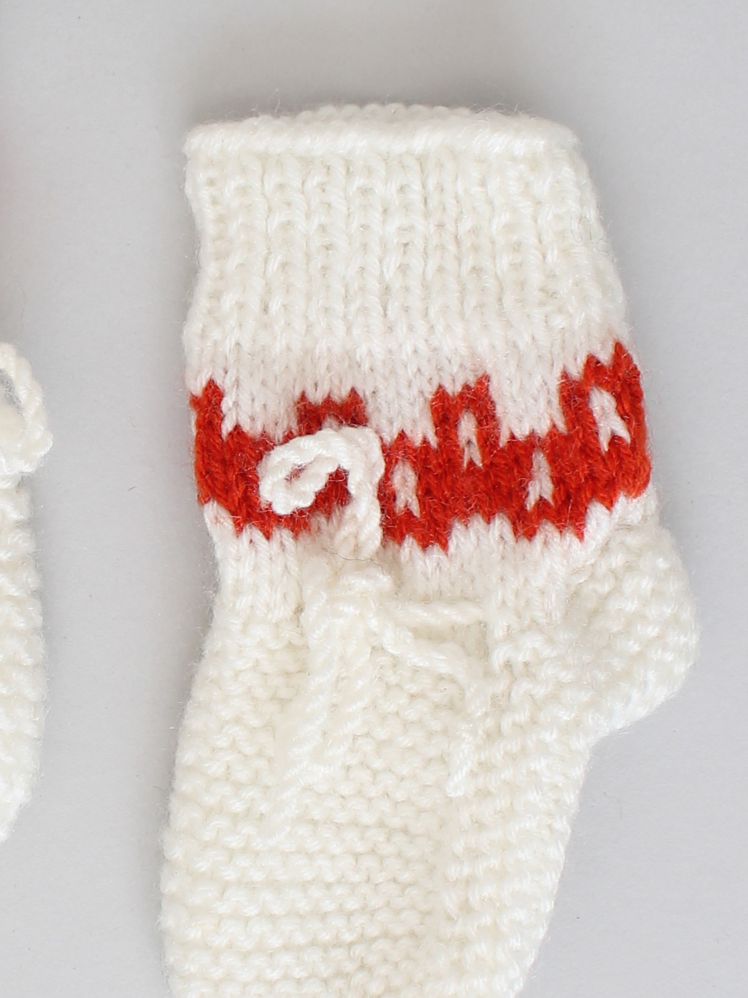 Woonie Handknitted Socks  White