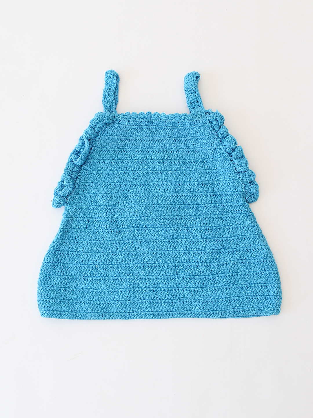 Woonie Handknitted Sleeveless Top - Sky Blue