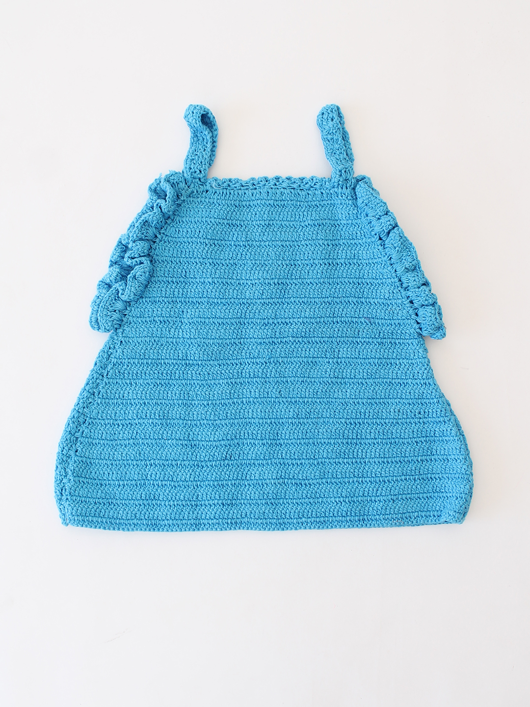 Woonie Handknitted Sleeveless Top - Sky Blue