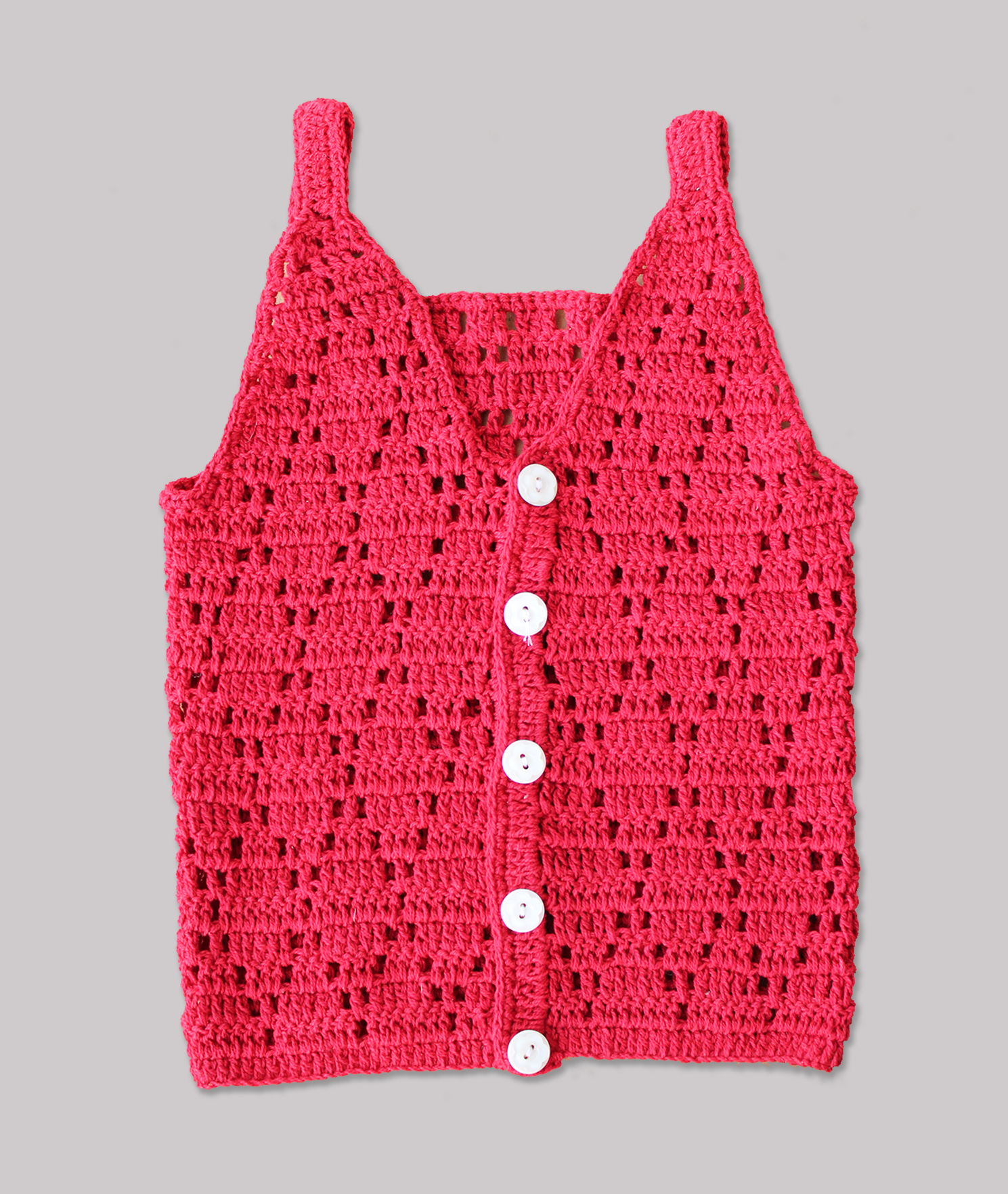 Red Strap Summer Top