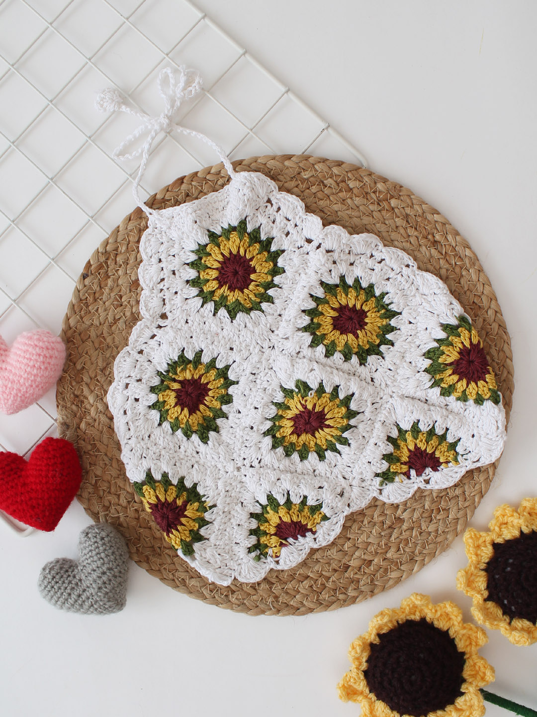 Sunflower Halterneck Summer Crop Top for Girls