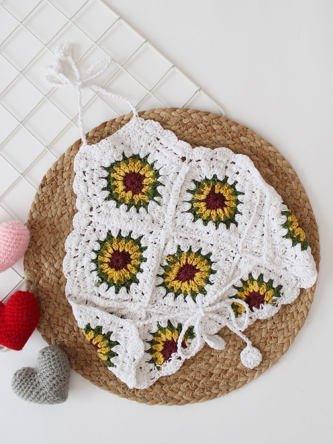 Sunflower Halterneck Summer Crop Top for Girls