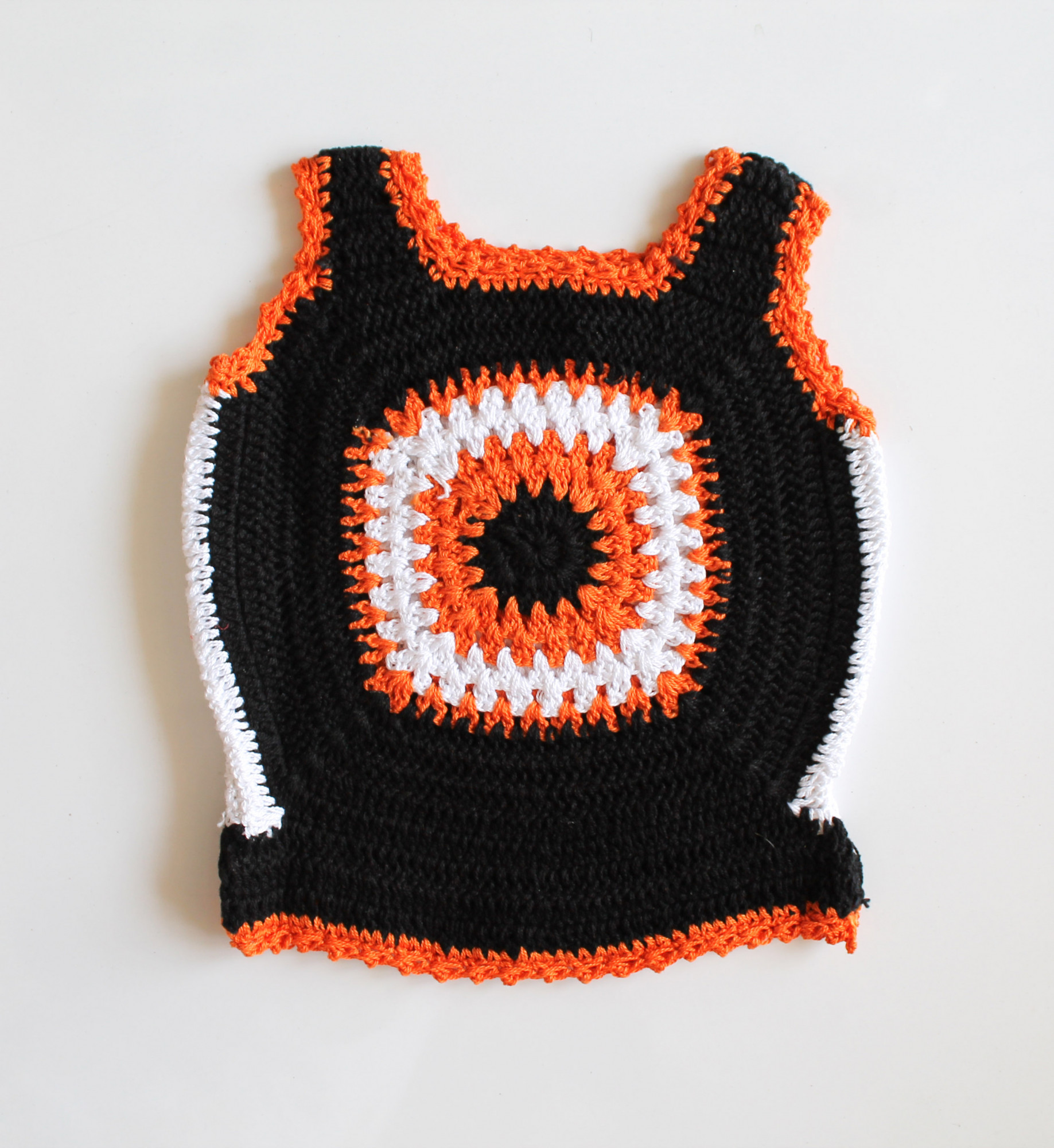 Black Sleeveless Summer Crop Top for Girls