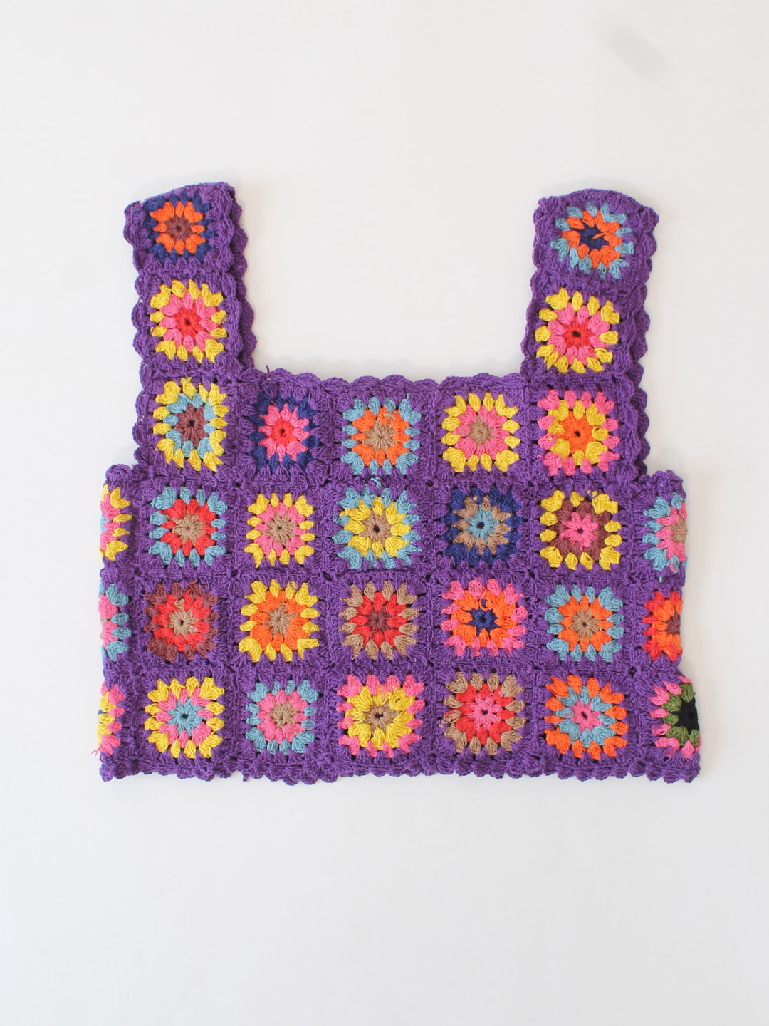 Woonie Crochet Colorful Top - Multi