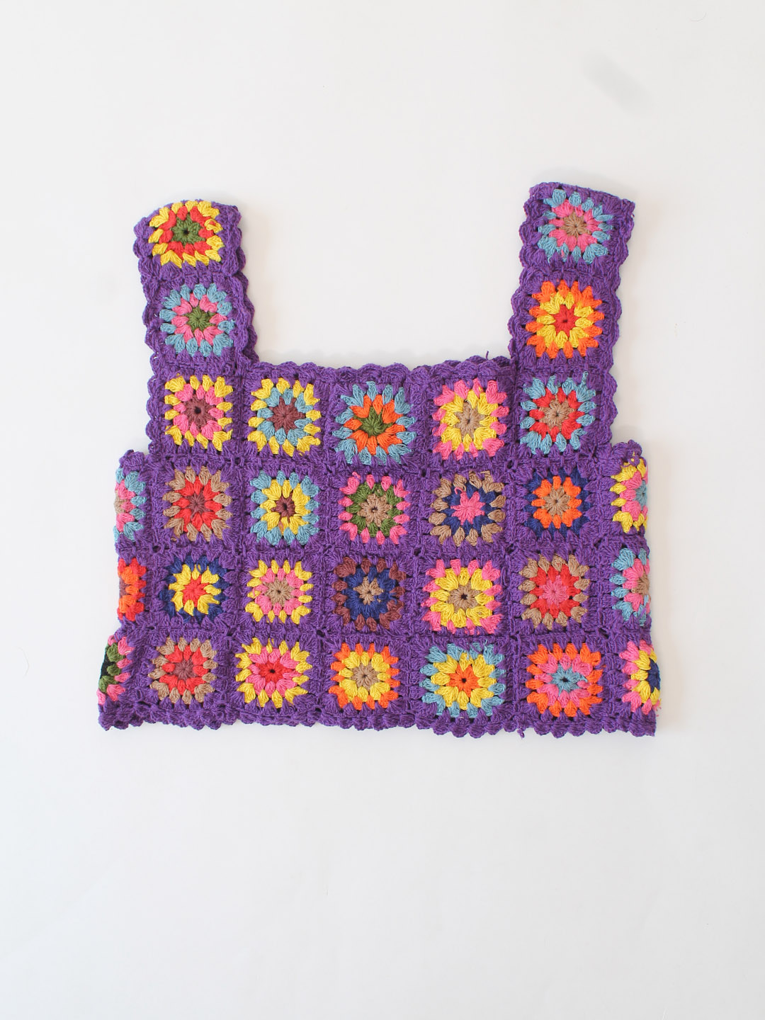 Woonie Crochet Colorful Top - Multi