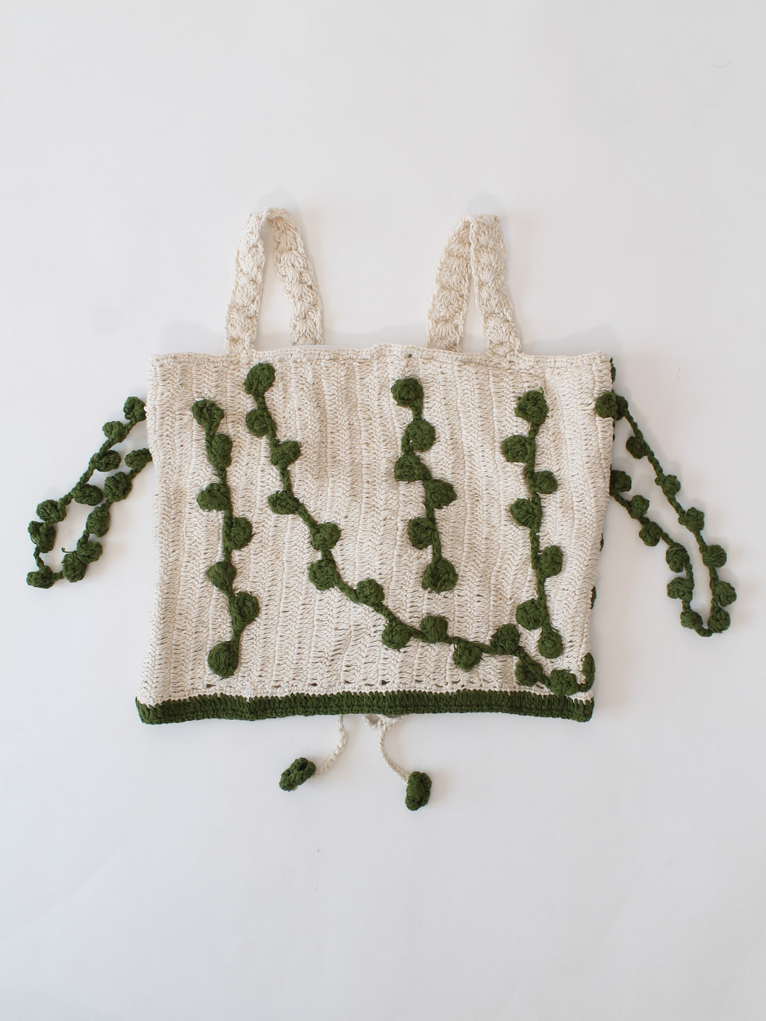 Woonie Crochet Creepers Top - Off White