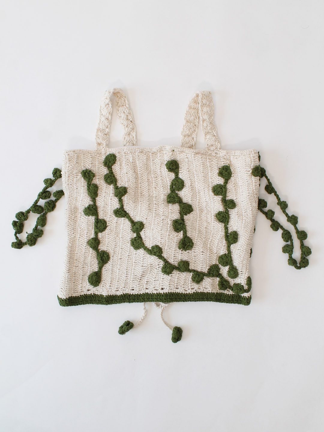 Woonie Crochet Creepers Top - Off White