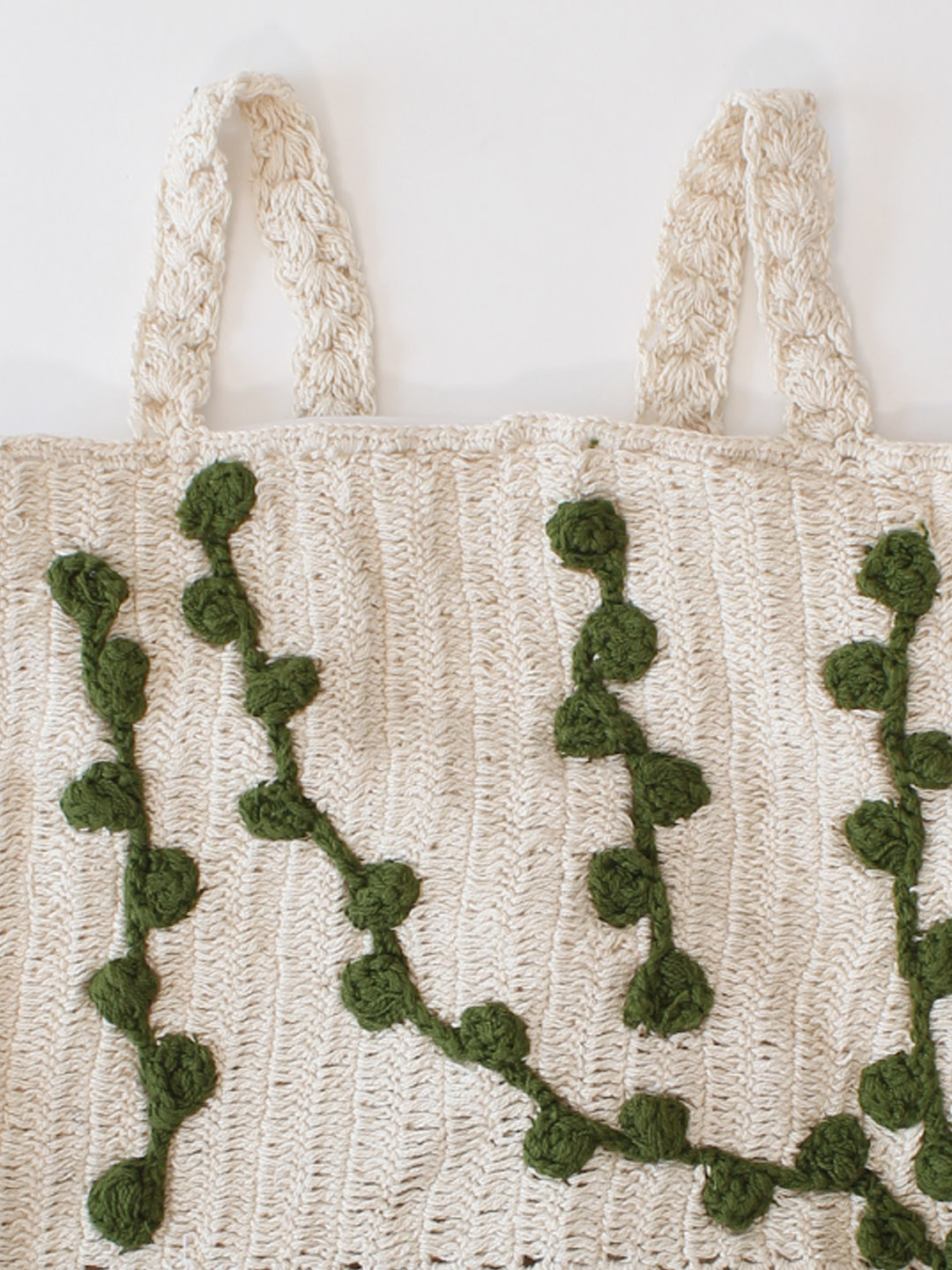 Woonie Crochet Creepers Top - Off White