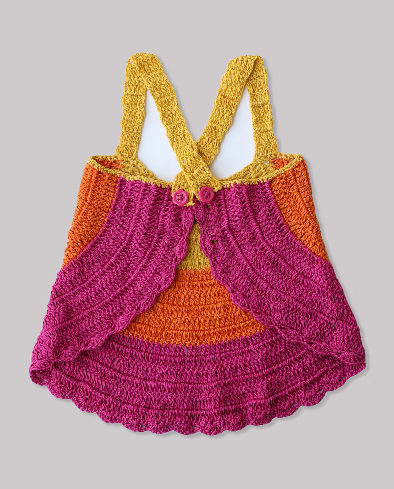 Cross Back Candy Top for Girls