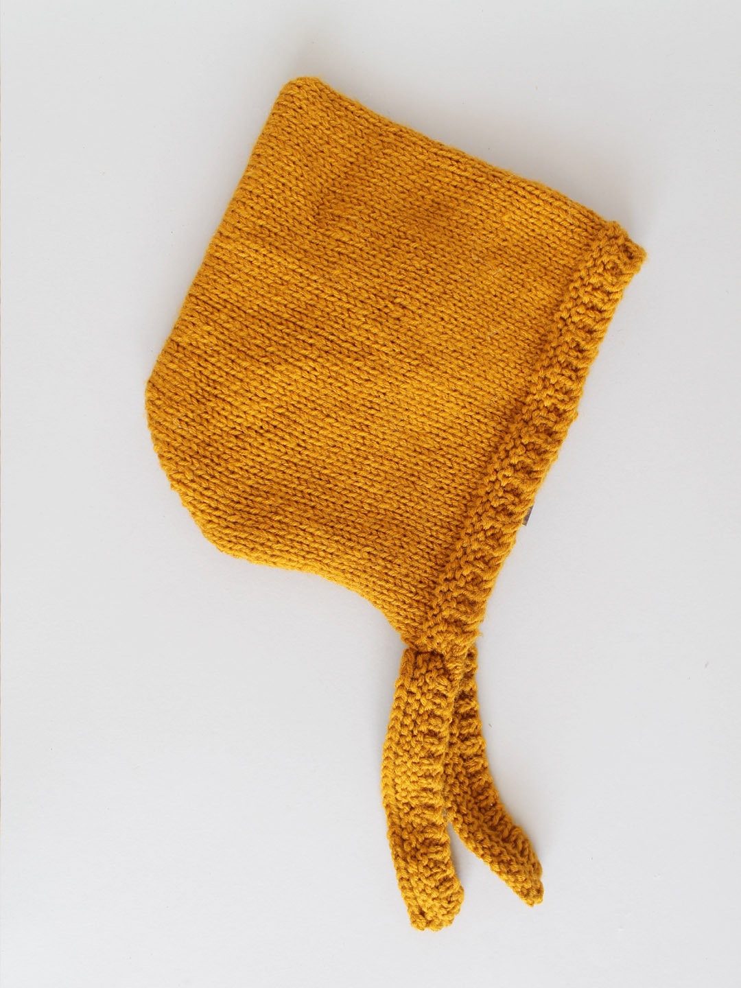 Cute Bonnet Hat for Newborn - Mustard