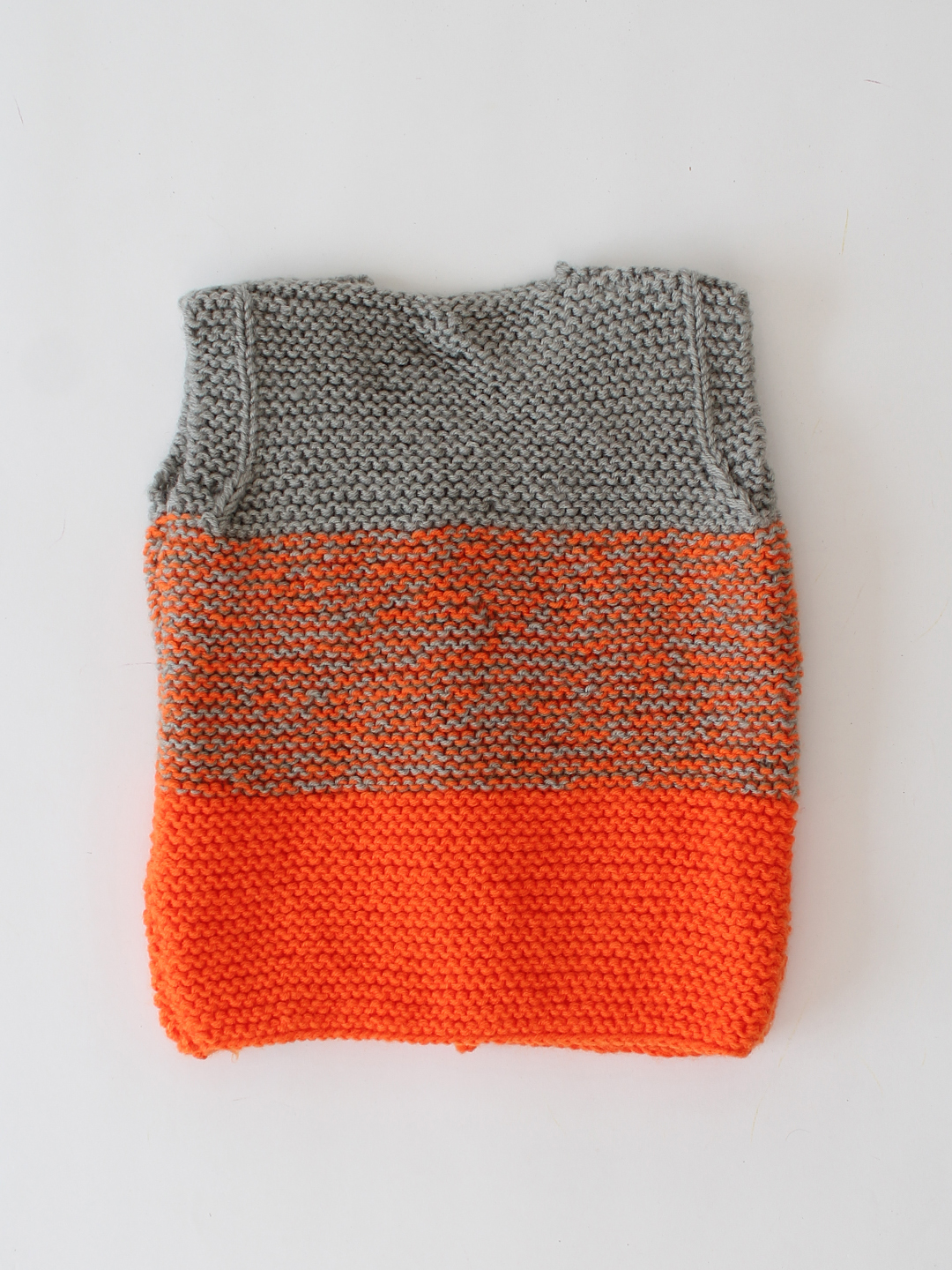 Woonie Sleeveless Knitted Bow Detailed Vest - Multi-Color