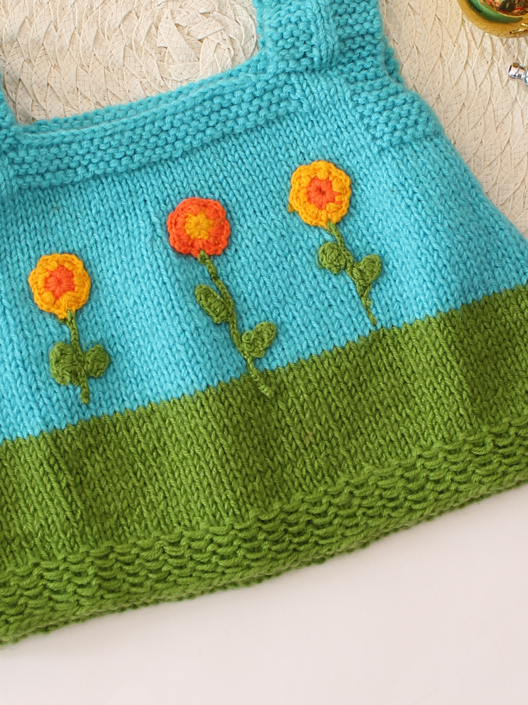 Woonie Kids Sleeveless Appliques Vest - Blue