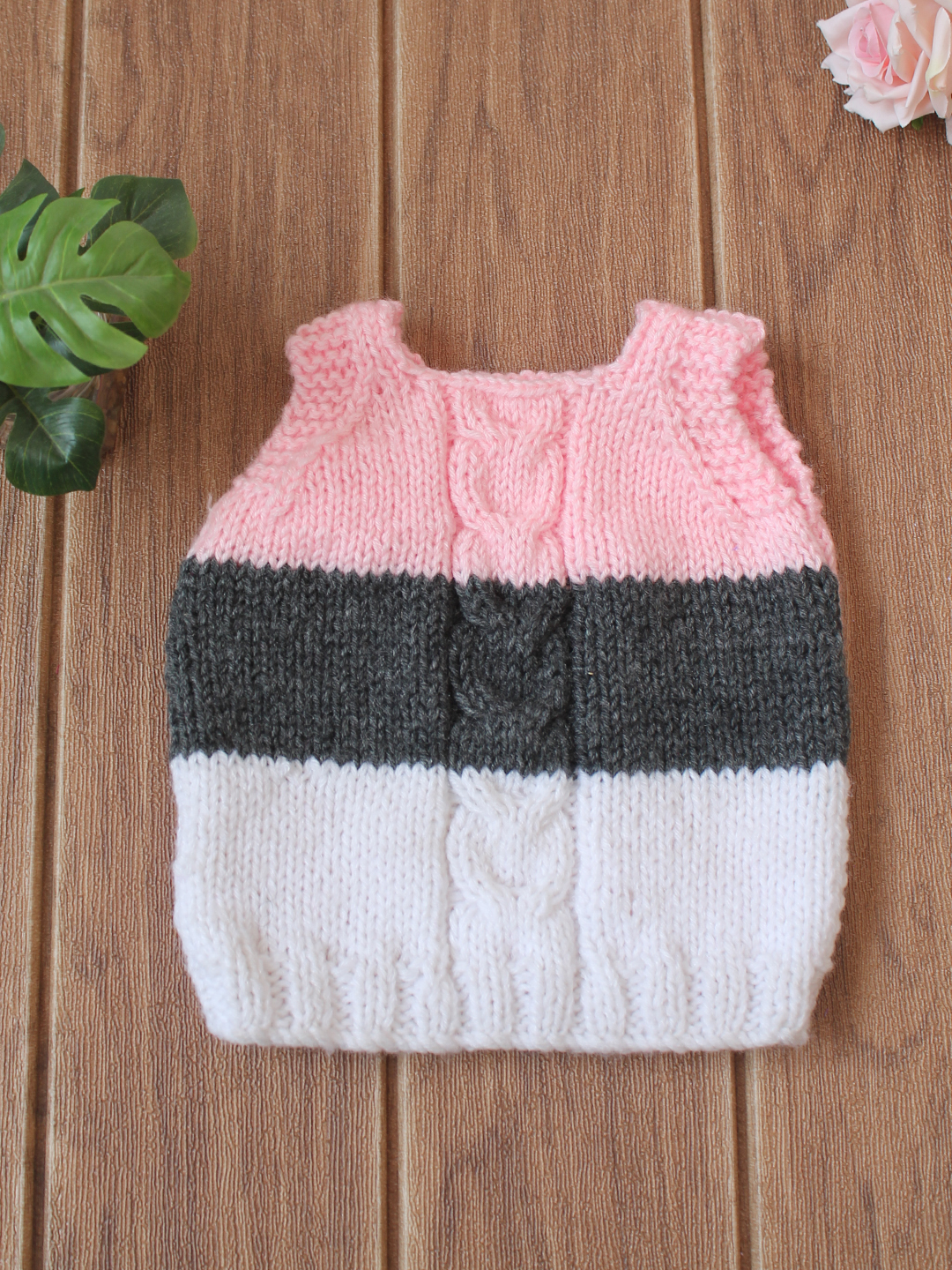 Woonie Kids Sleeveless  Vest - Pink