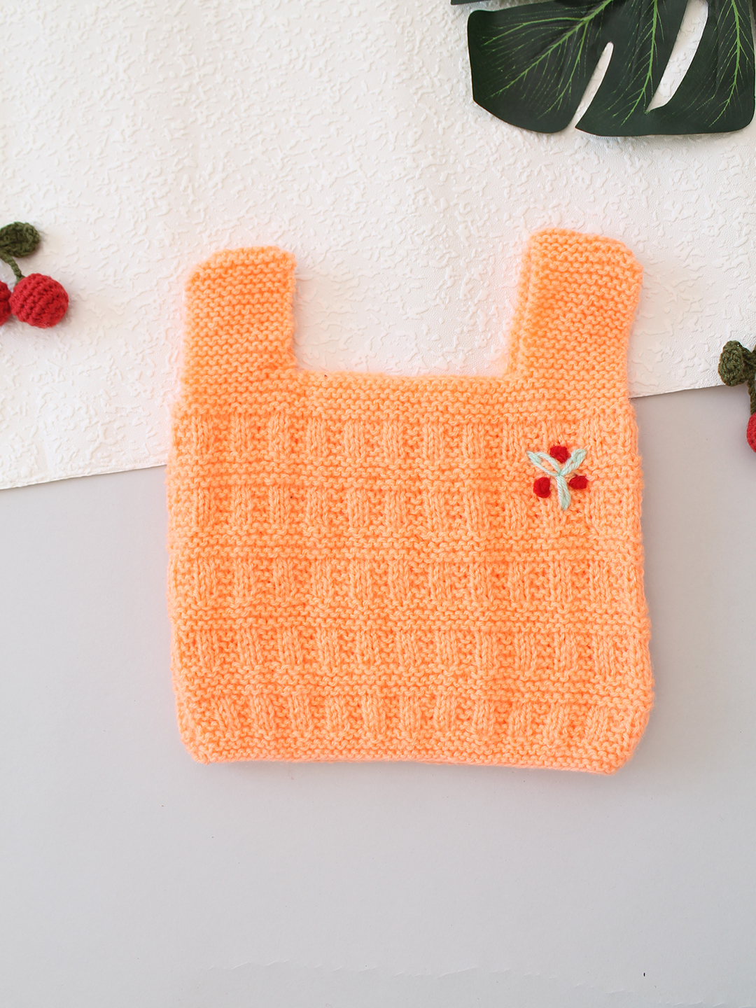 Tiny Toes Hand Knit Winter Vest