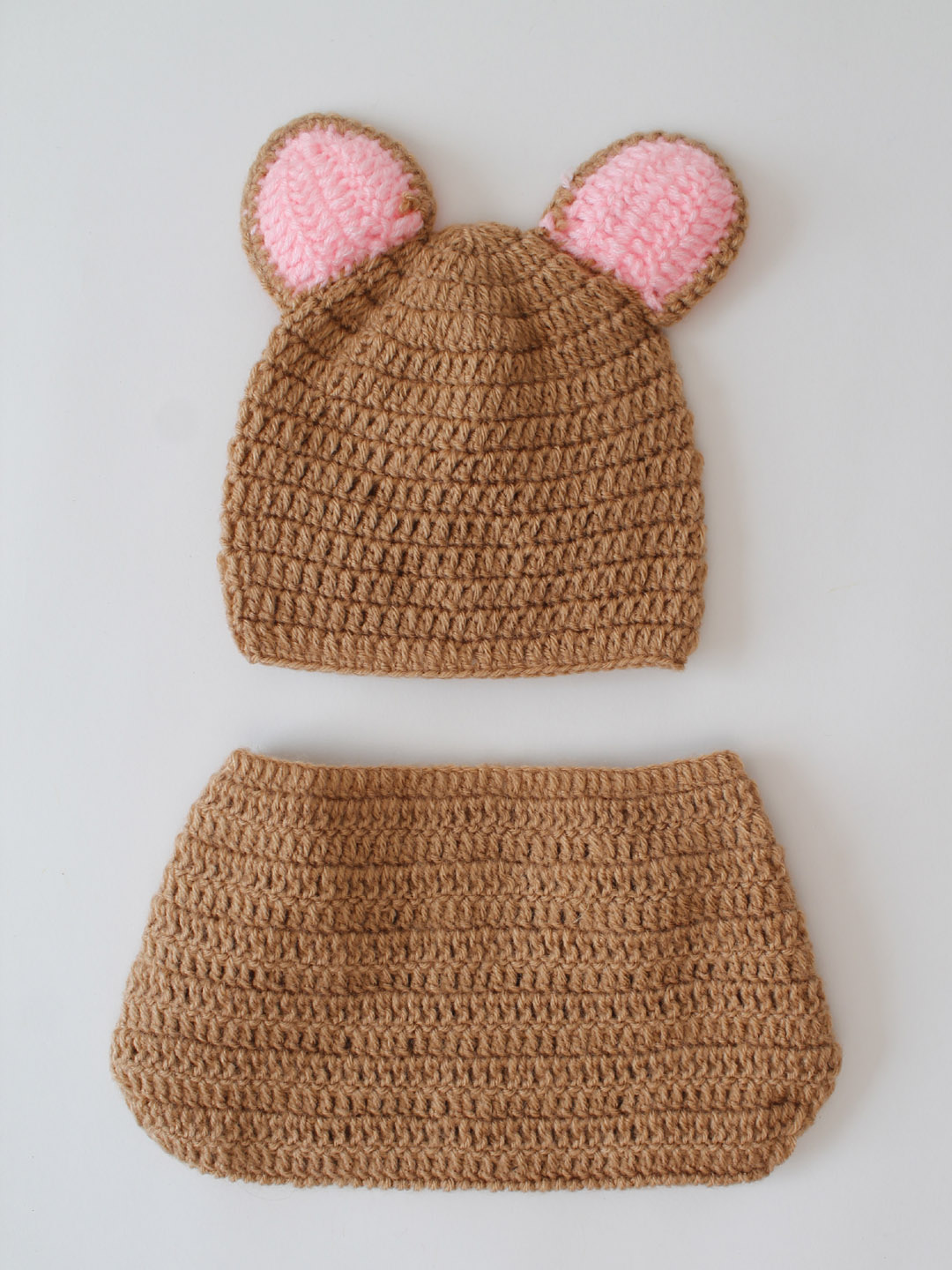 Deer Design Infant Photography Prop -Brown Cute Photo Props