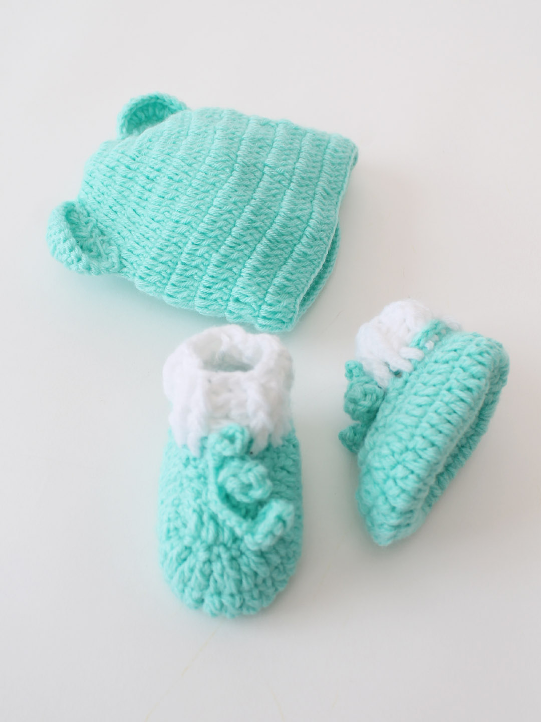 Dog Face Woolen Jumpsuit with Hood and Boots - Green