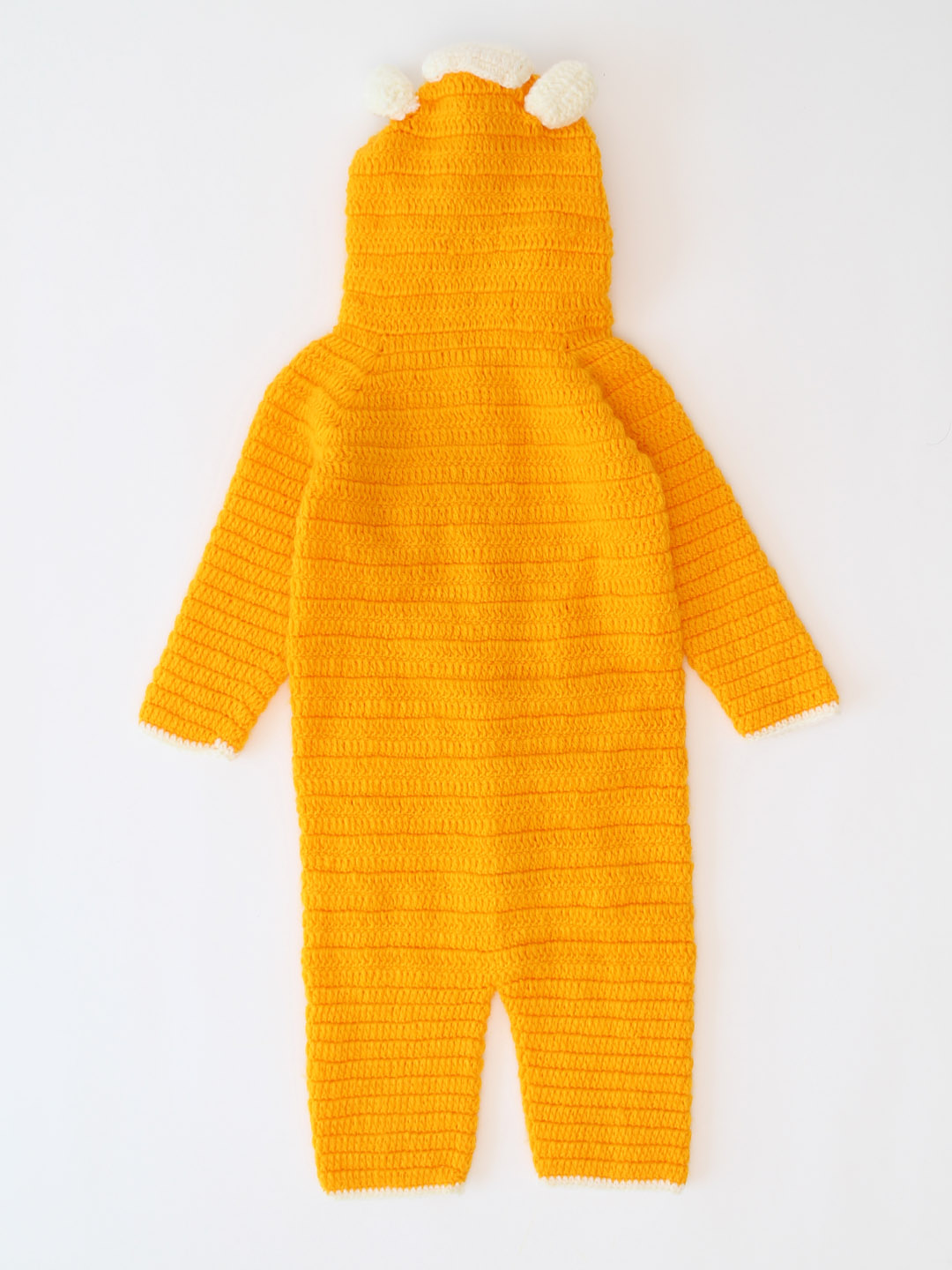 Dog Jumpsuit for Newborn with Hood - Yellow