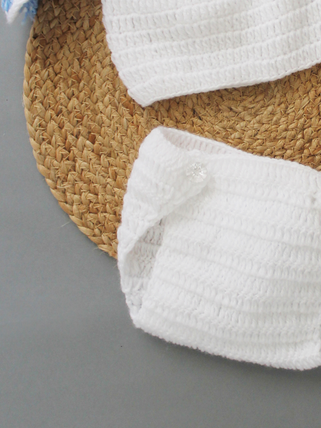 Easter Bunny Newborn Photography Prop - White Cute Props