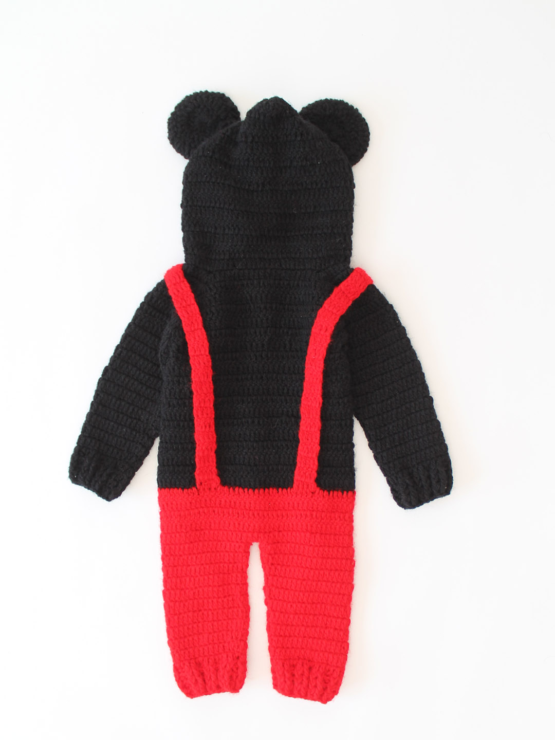 Fancy Jumpsuit with Hood Gallace and Boots - Red and Black