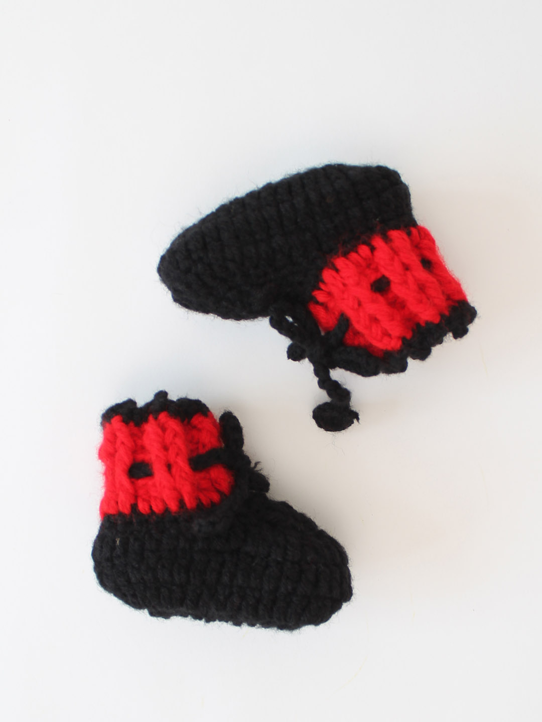 Fancy Jumpsuit with Hood Gallace and Boots - Red and Black
