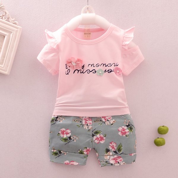 Image of Floral Summer  Set (Peach)