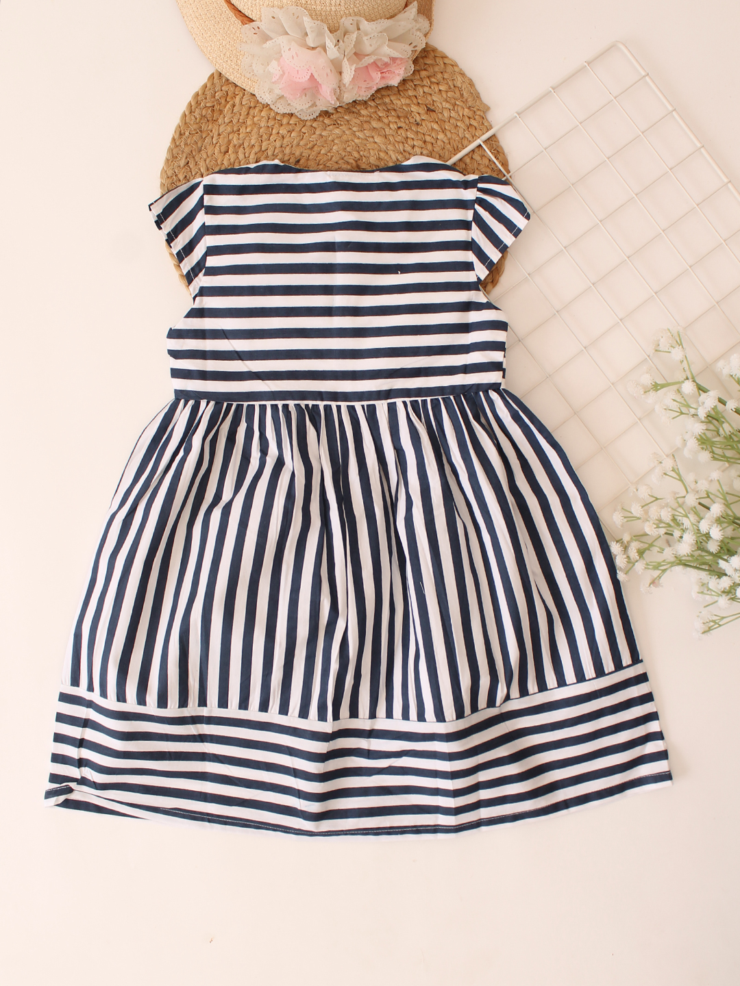 Striped Summer Frock - Blue
