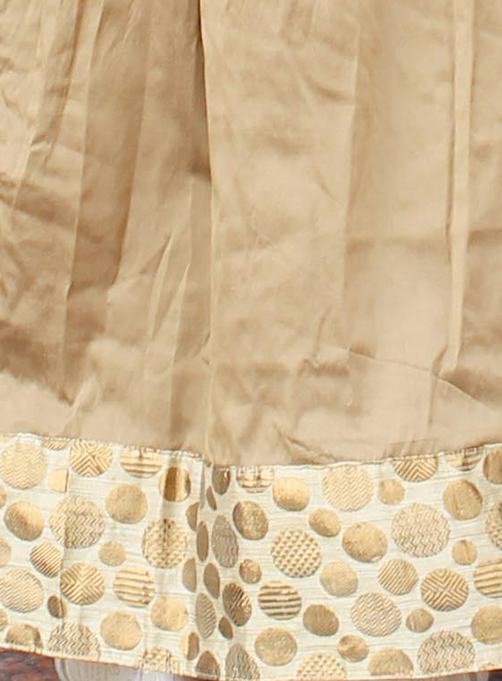 Woonie Sleeveless beautiful Gown - Golden