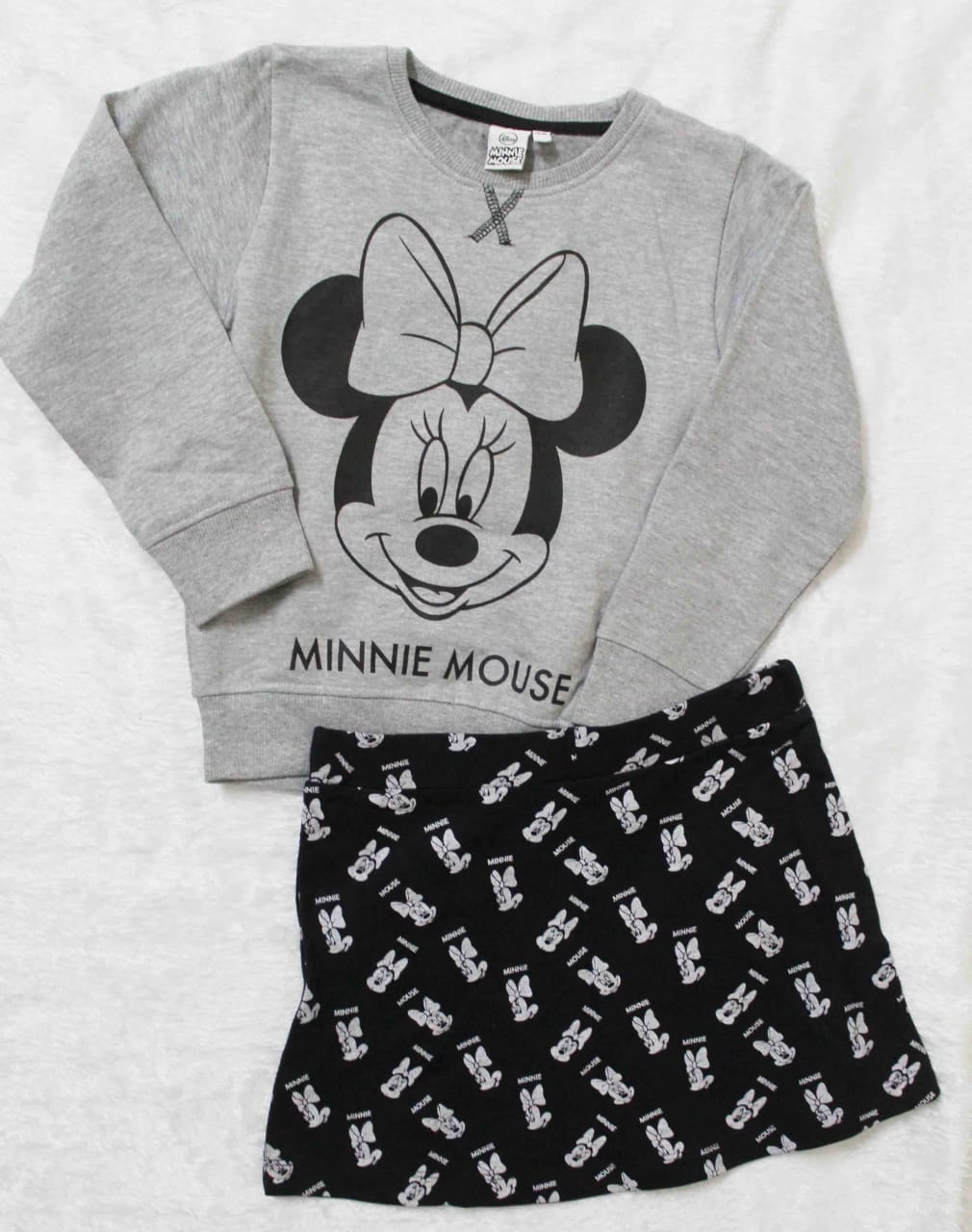 Grey Mini Mouse Sweatshirt with Skirt