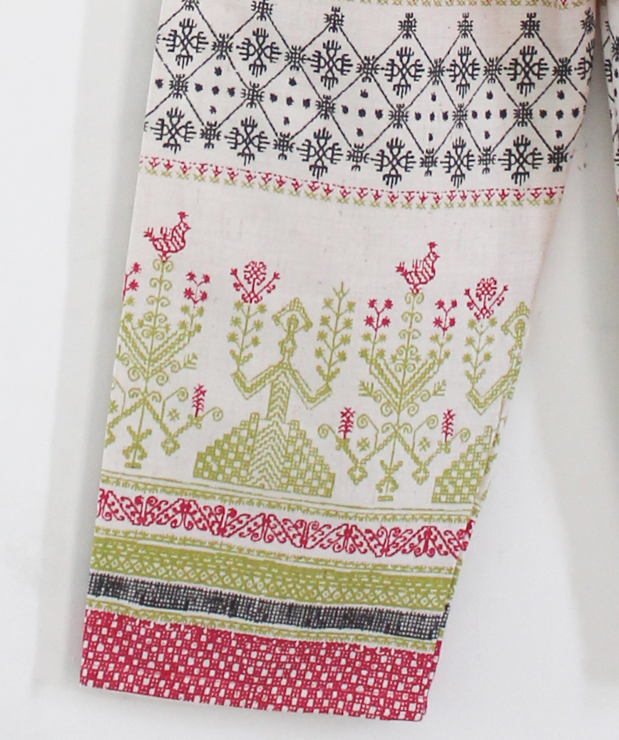 Woonie Sleeveless Top With Printed Bottom  Set  Pink
